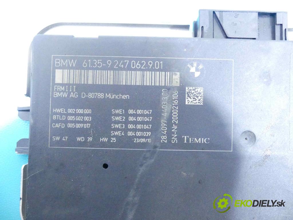 Bmw 5 f10 2010-2017 3.0d 204 HP automatic 150 kW 2993 cm3 5- modul riadiaca jednotka 9247062 (Ostatné)
