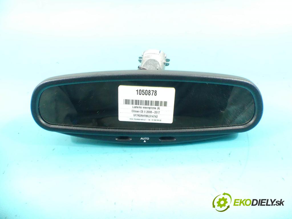 Citroen C5 II 2008-2017 2.0 HDI 140 hp manual 103 kW 1997 cm3 4- zpětné zrcátko vnitřní  (Světla vnitřní)
