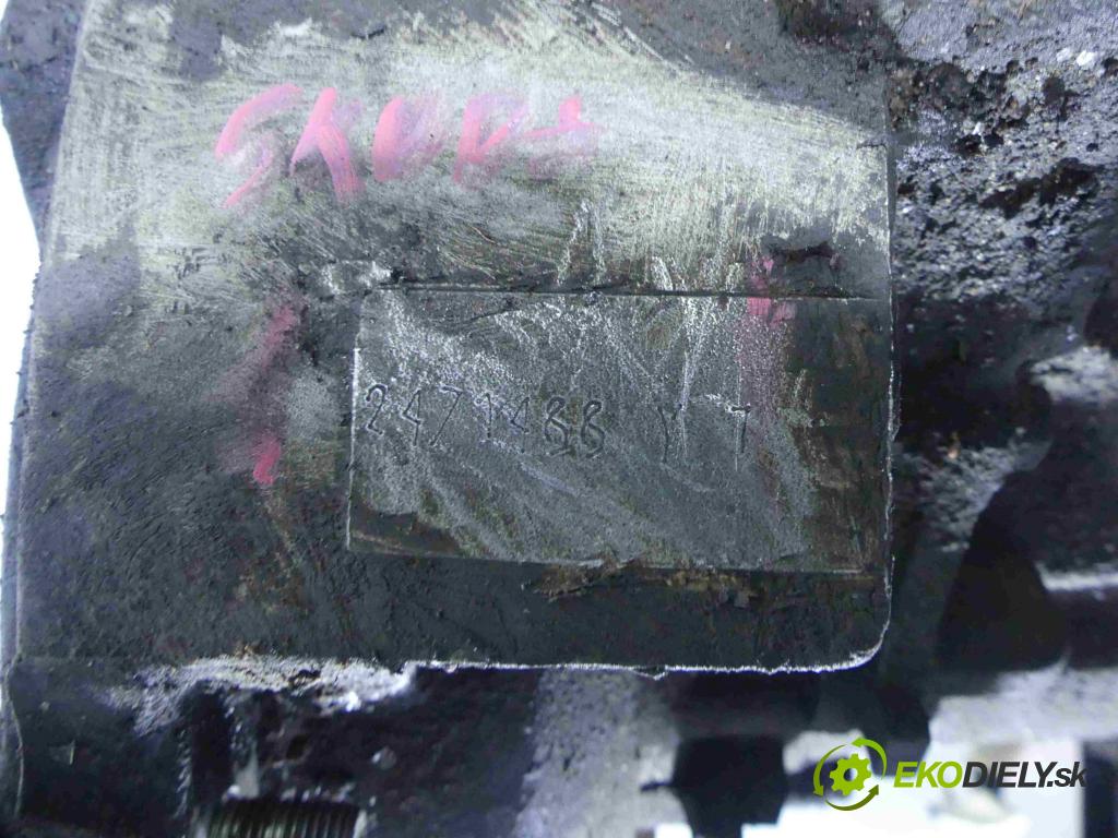 Skoda Felicia 1.9d 64 HP manual 47 kW 1896 cm3 5- prevodovka stupeň,rýchlosť manual 2471488YT