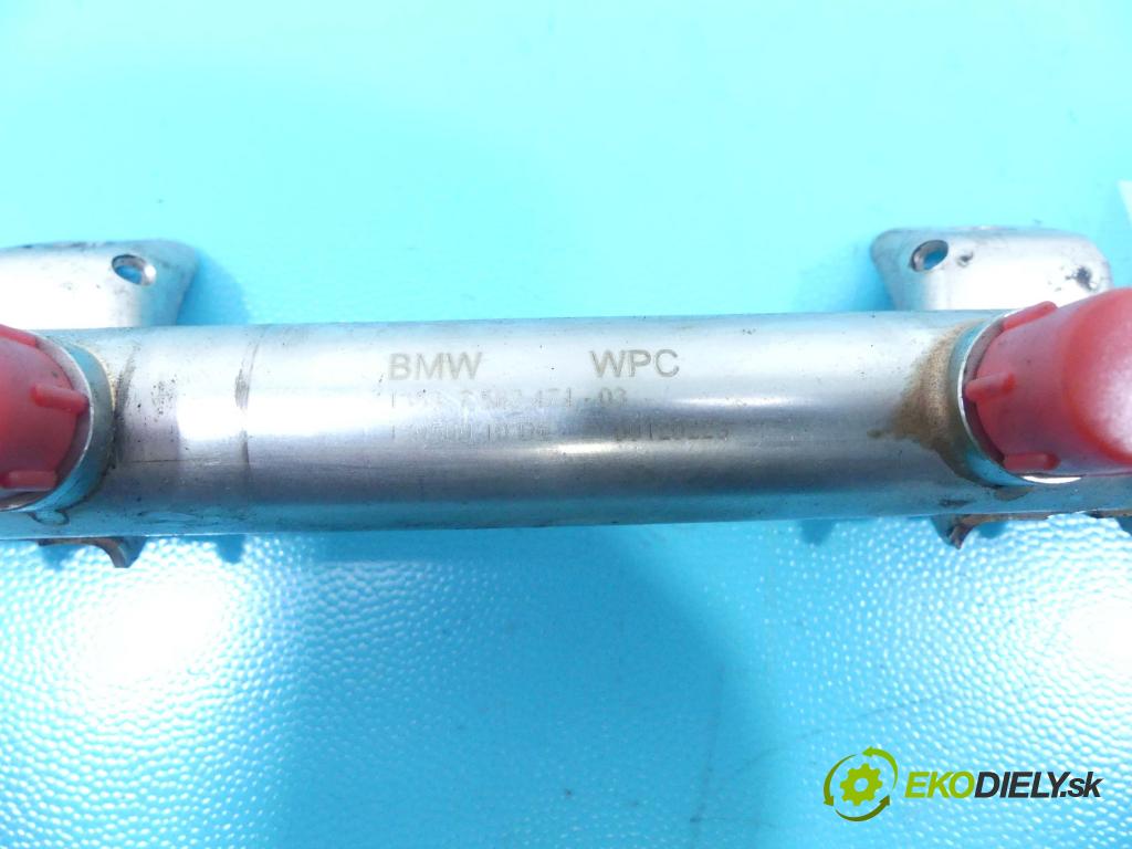 Bmw 3 e90 2005-2013 2.0b 143 HP manual 105 kW 1995 cm3 5- lišta vstrekovacia 7562474 (Vstrekovacie lišty)