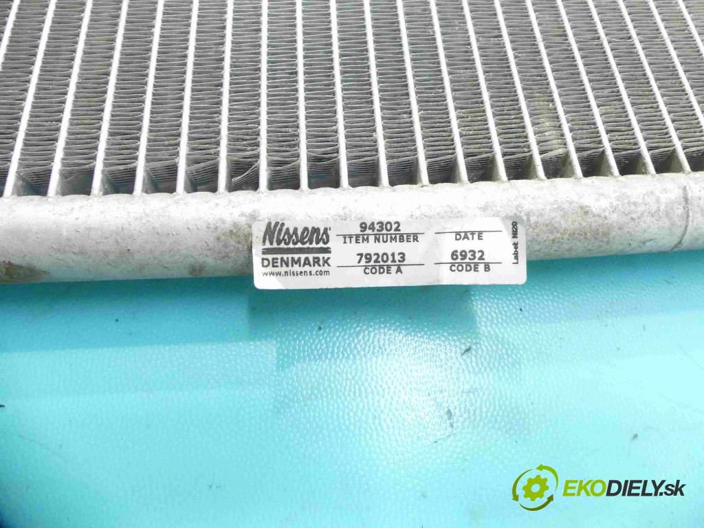 Ford Ka Mk1 1996-2008 1.6b 95 HP manual 70 kW 1599 cm3 3- chladič klimatizácie  (Chladiče klimatizácie)