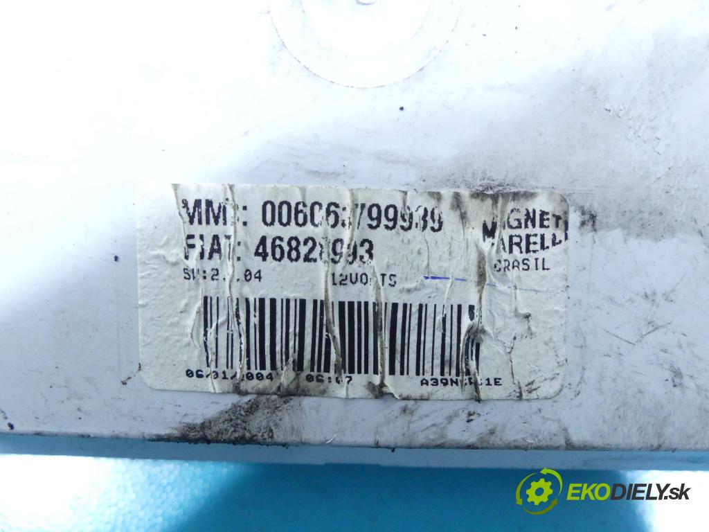 Fiat Albea 1.2 16v 80 HP manual 59 kW 1242 cm3 4- prístrojovka/ budíky 46828993 (Prístrojové dosky, displeje)