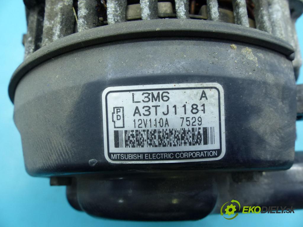 Mazda Cx-7 2.3 T 260 HP manual 191 kW 2261 cm3 5- Alternator A3TJ1181 (Alternátory)