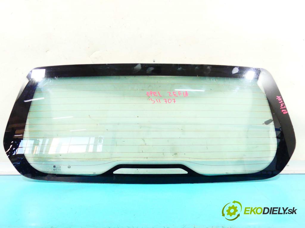 Opel Zafira A 1999-2005 1.8 16v 125 hp manual 92 kW 1796 cm3 5- sklo zadní  (Okna zadní)