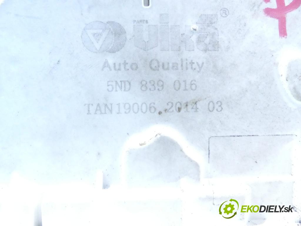 Vw Passat CC 2008-2016 2.0 tdi 140 hp manual 103 kW 1968 cm3 4- zámek zadní pravý 5ND839016