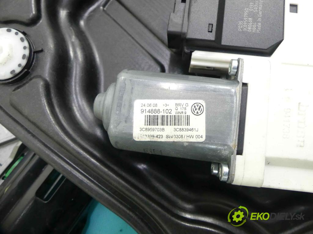 Vw Passat CC 2008-2016 2.0 tdi 140 HP manual 103 kW 1968 cm3 4- mechanizmus okná zadné ľavý 1K0959795Q