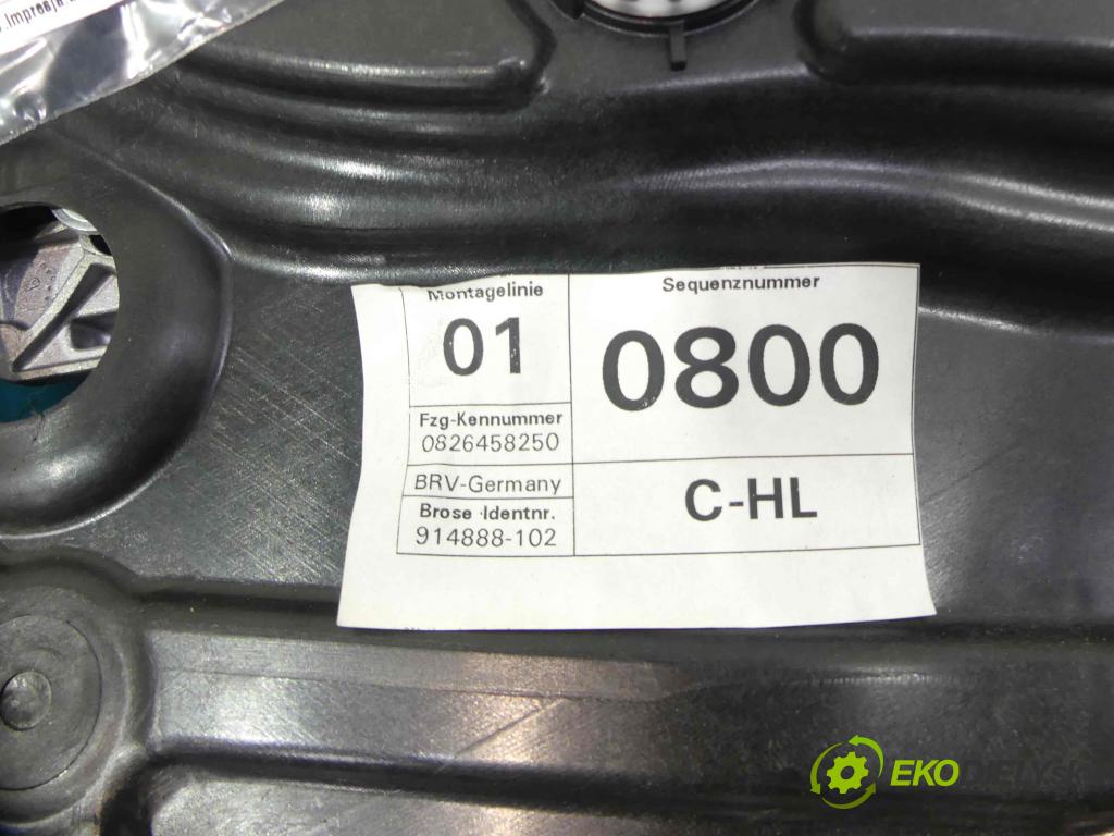 Vw Passat CC 2008-2016 2.0 tdi 140 HP manual 103 kW 1968 cm3 4- mechanizmus okná zadné ľavý 1K0959795Q