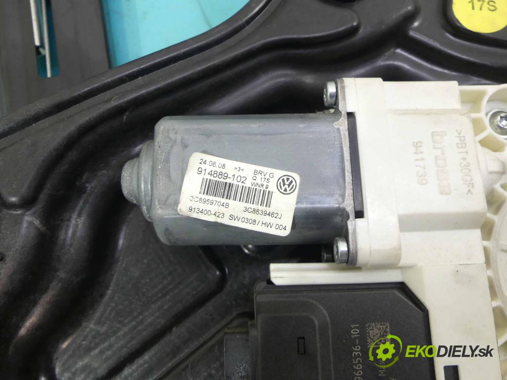 Vw Passat CC 2008-2016 2.0 tdi 140 HP manual 103 kW 1968 cm3 4- mechanizmus okná zadné pravý 1K0959794Q