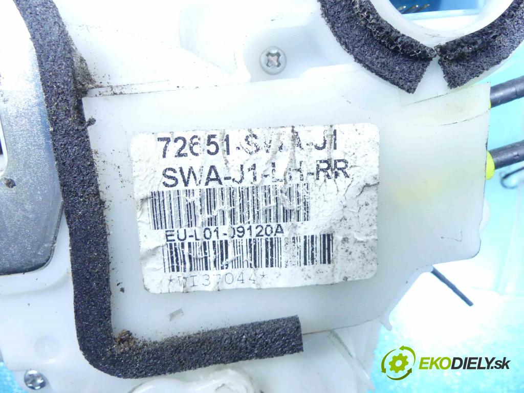 Honda CR-V III 2006-2011 2.0 16v 150 hp automatic 110 kW 1997 cm3 5- zámek zadní levý 72651-SWA-J1