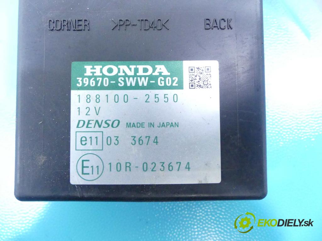 Honda CR-V III 2006-2011 2.0 16v 150 HP automatic 110 kW 1997 cm3 5- modul riadiaca jednotka 39670-SWW-G02 (Ostatné)
