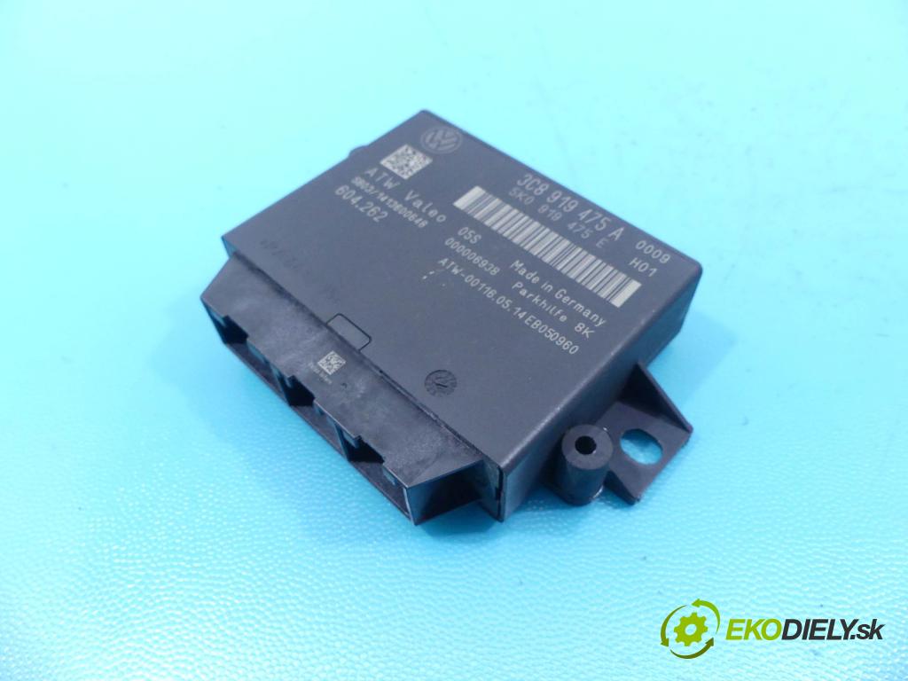 Vw Passat CC 2008-2016 2.0 tdi 140 HP manual 103 kW 1968 cm3 4- modul riadiaca jednotka 3C8919475A (Ostatné)