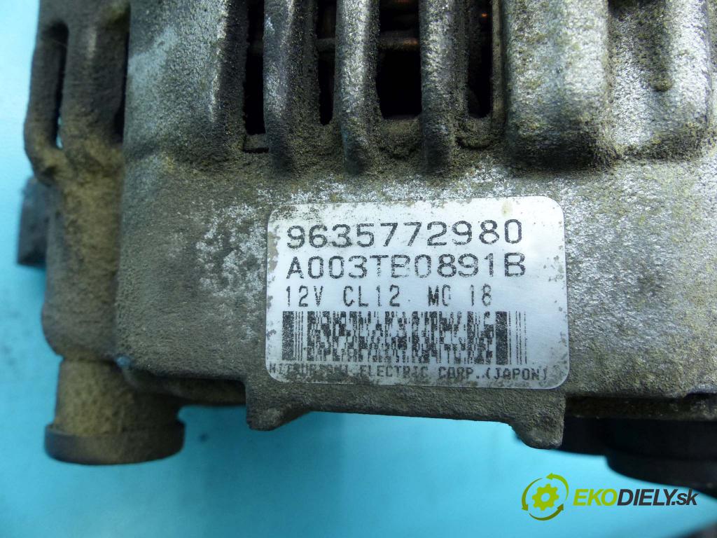 Peugeot 607 2.2 16v 158 hp manual 116 kW 2230 cm3 4- Alternator 9635772980 (Alternátory)