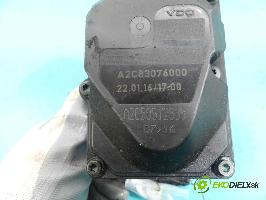 Vw Passat CC 2008-2016 2.0 tdi 140 HP manual 103 kW 1968 cm3 4- klapka A2C83076000 (Škrtiace klapky)