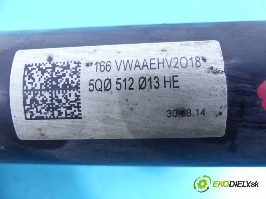Skoda Octavia III 2013- 1.6 tdi 105 hp automatic 77 kW 1598 cm3 5- tlumič zadní pravý 5Q0512013HE