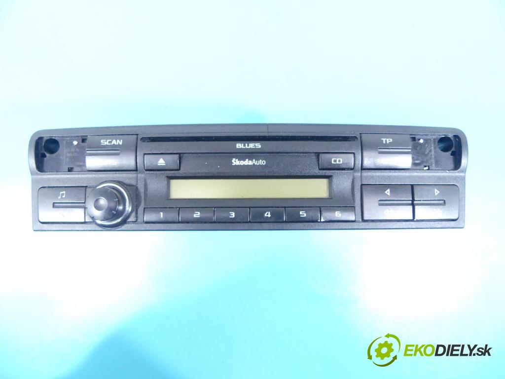 Skoda Octavia II 2004-2013 1.9 tdi 105 HP manual 77 kW 1896 cm3 5- Radio továreň: 1Z0035152E
