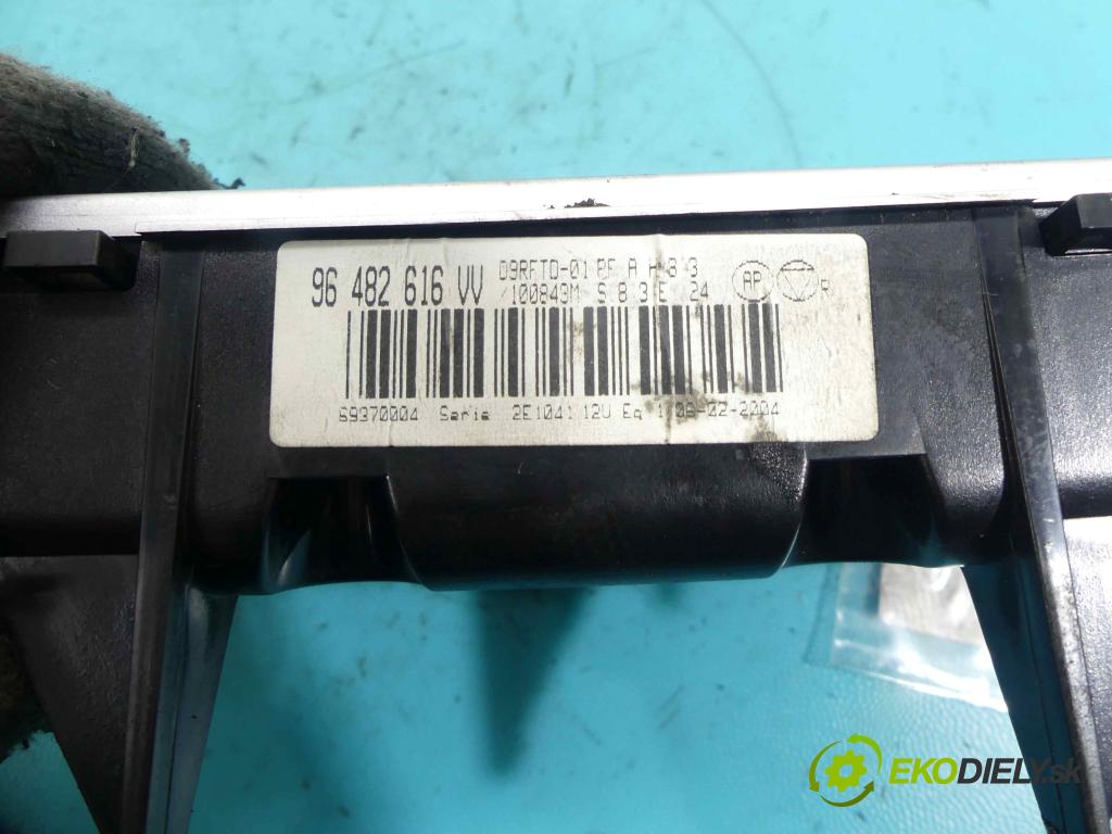 Peugeot 406 2.2 hdi 133 HP manual 98 kW 2179 cm3 2- panel kúrenia 96482616VV