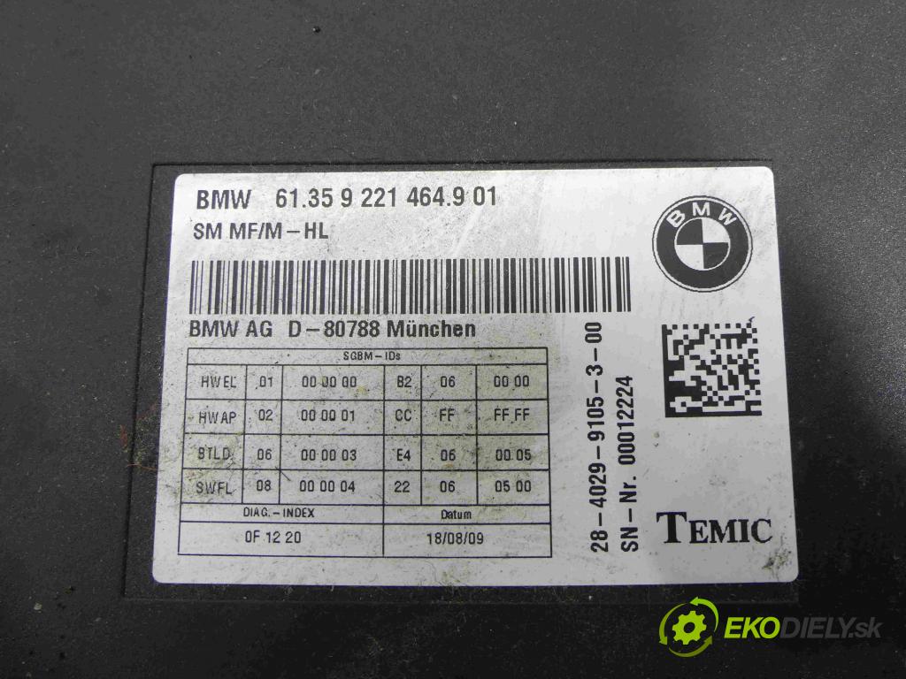 Bmw 7 F01 2008-2015 4.4 V8 XDrive: 408KM automatic 300 kW 4395 cm3 4- modul riadiaca jednotka 9221464 (Ostatné)