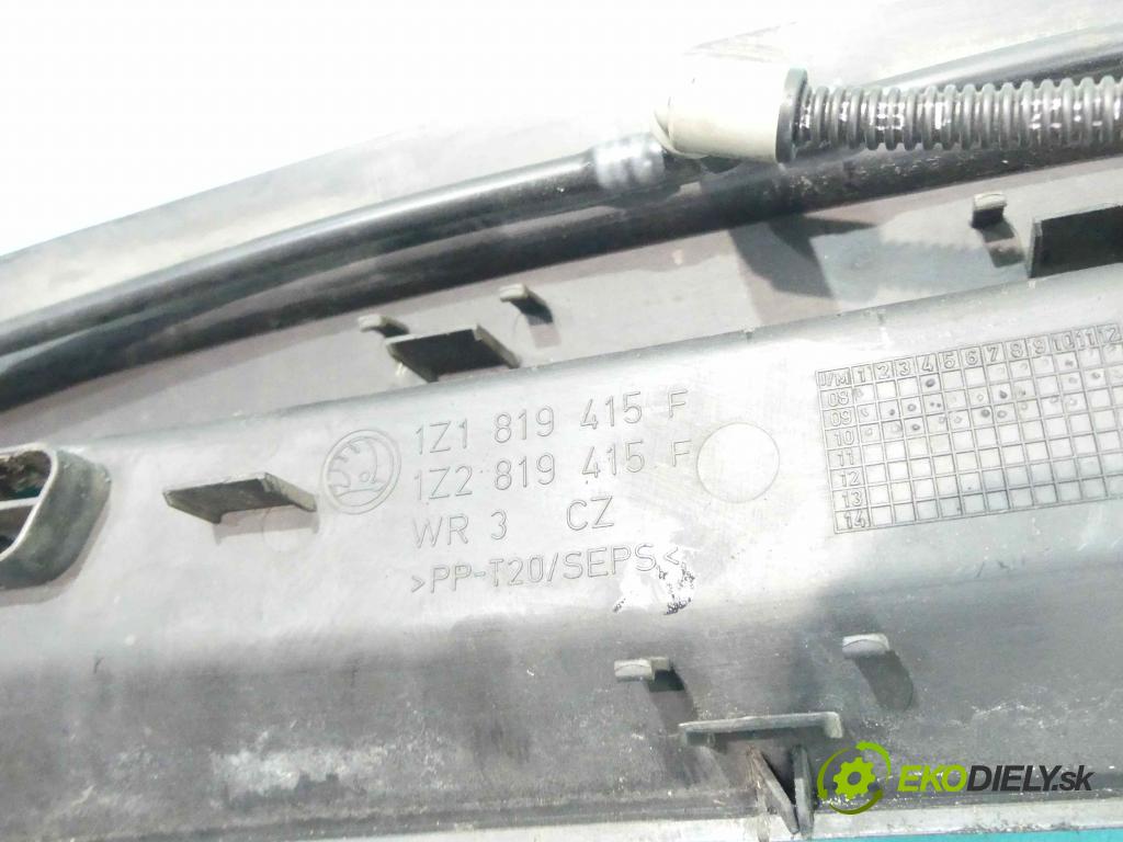 Skoda Octavia II 2004-2013 1.9 tdi 105 HP manual 77 kW 1896 cm3 5- torpédo 1Z1819415F (Torpéda)