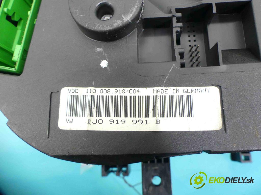 Vw Golf IV 1997-2003 1.9 tdi 110 hp automatic 81 kW 1896 cm3 3- Přístrojová deska 1J0919991B (Přístrojové desky, displeje)