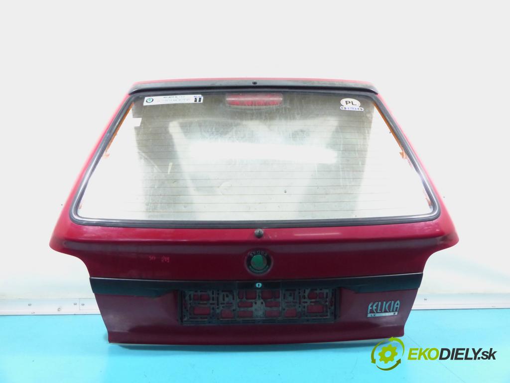 Skoda Felicia 1.3 mpi 68 HP manual 50 kW 1289 cm3 5- zadna kufor  (Zadné kapoty)