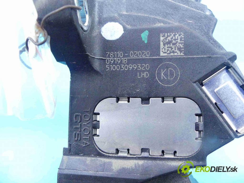Toyota Verso 2009-2018 2.0 D4D 126 HP manual 93 kW 1998 cm3 5- pedále 78110-02020 (Pedále)