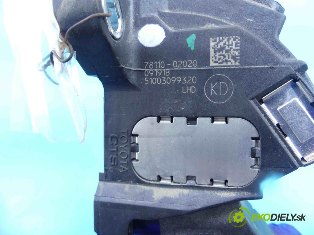 Toyota Verso 2009-2018 2.0 D4D 126 HP manual 93 kW 1998 cm3 5- pedále 78110-02020 (Pedále)