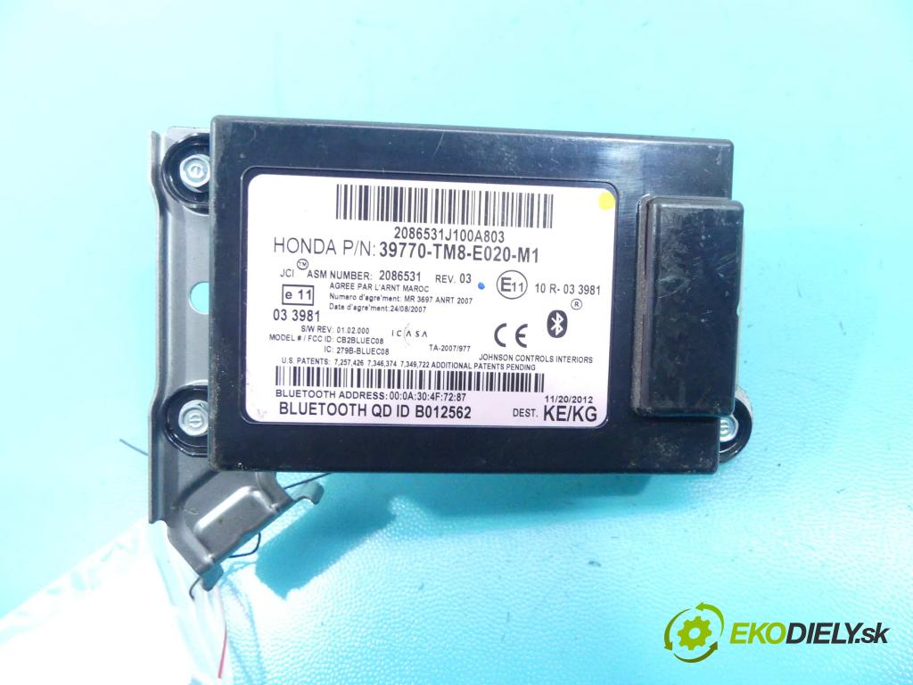 Honda Insight II 09-14 1.3 16v 88 HP automatic 65 kW 1339 cm3 5- modul riadiaca jednotka 39770-TM8-E020-M1 (Ostatné)