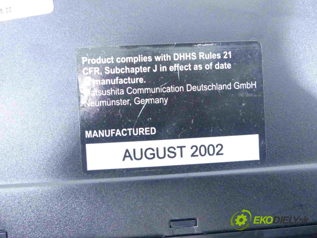 Vw Touareg 2002-2010 3.0 tdi V6 224hp automatic 165 kW 2967 cm3 5- Menič: cd  (CD meniče)