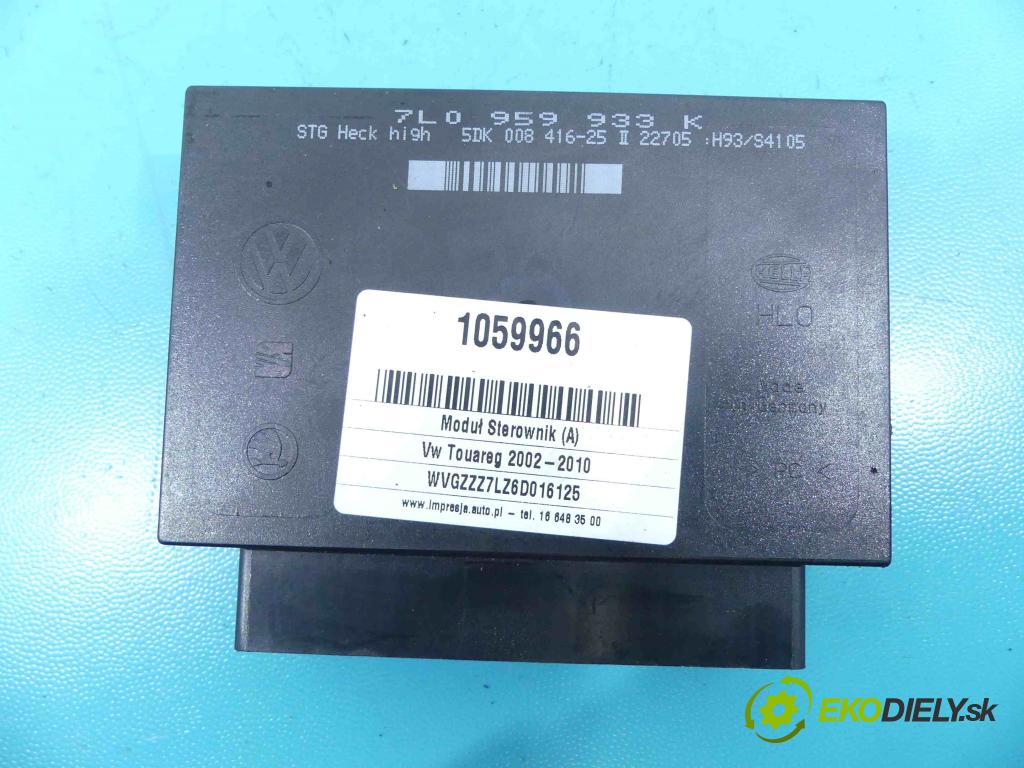 Vw Touareg 2002-2010 3.0 tdi V6 224hp automatic 165 kW 2967 cm3 5- modul riadiaca jednotka 7L0959933K (Ostatné)