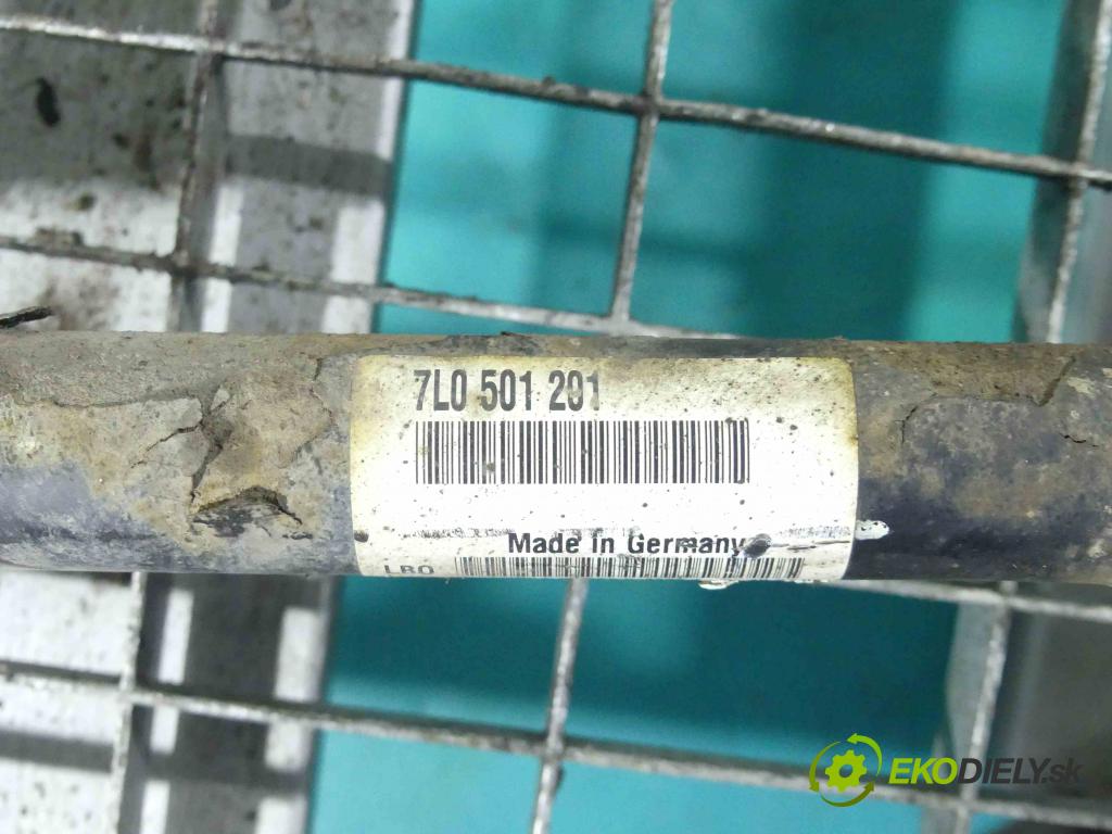 Vw Touareg 2002-2010 3.0 tdi V6 224hp automatic 165 kW 2967 cm3 5- poloos pravé 7L0501201 (Poloosy)