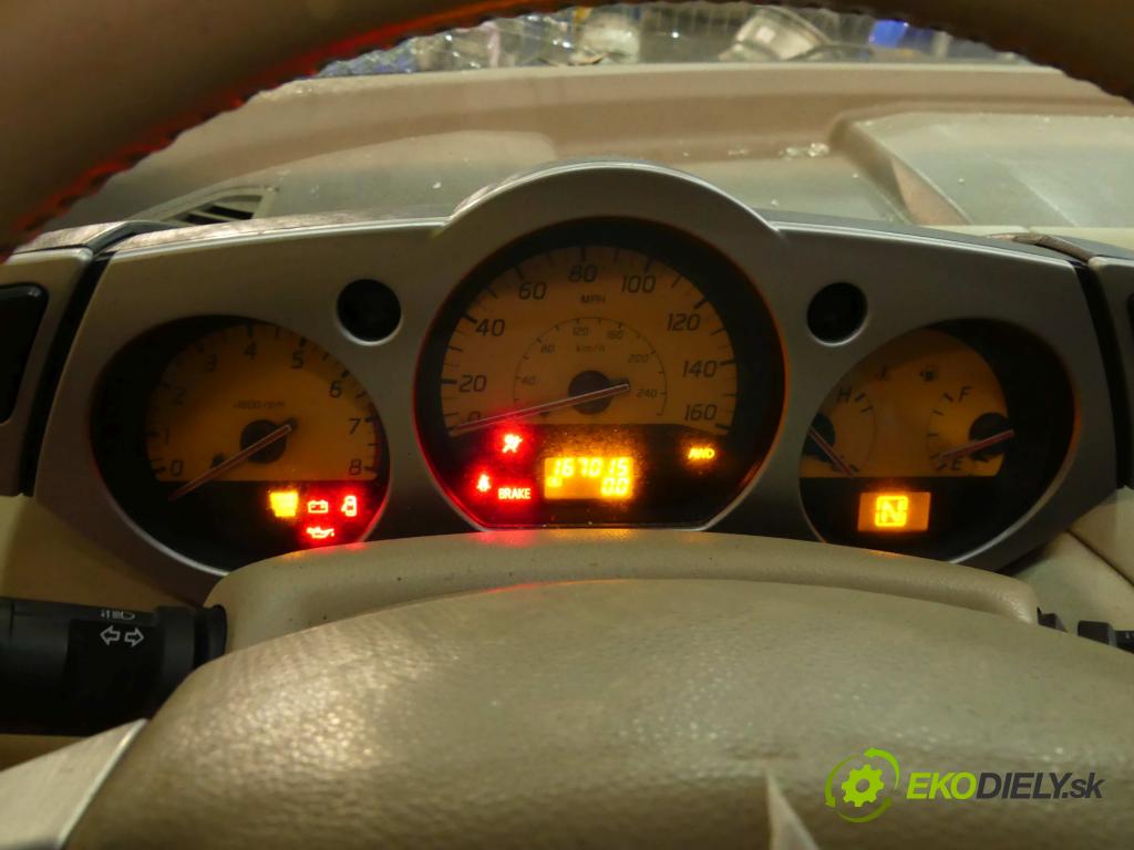 Nissan Murano Z50 2003-2008 3.5 V6 234KM automatic 172 kW 3498 cm3 5- prístrojovka/ budíky CA101/65QZ (Prístrojové dosky, displeje)
