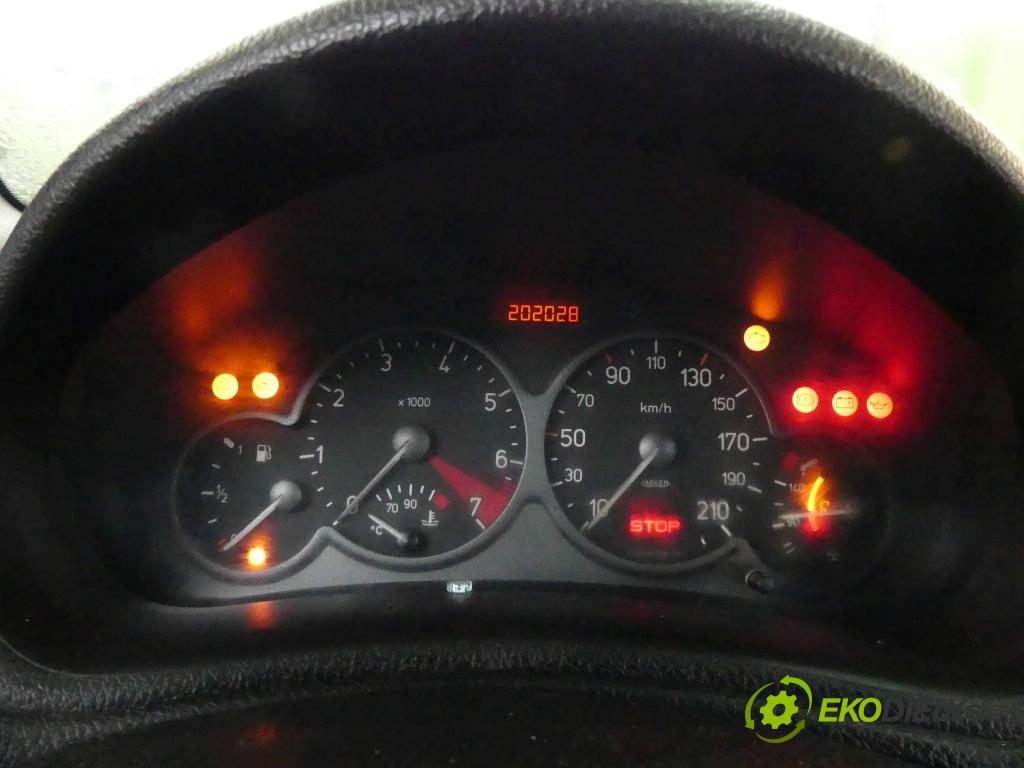 Peugeot 206 1.4 75 HP manual 55 kW 1360 cm3 3- prístrojovka/ budíky 9641574580 (Prístrojové dosky, displeje)