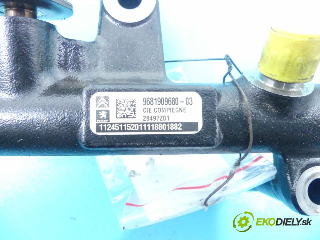 Peugeot 508 2010-2018 2.0 hdi 163 HP manual 120 kW 1997 cm3 4- lišta vstrekovacia 9681909680 (Vstrekovacie lišty)