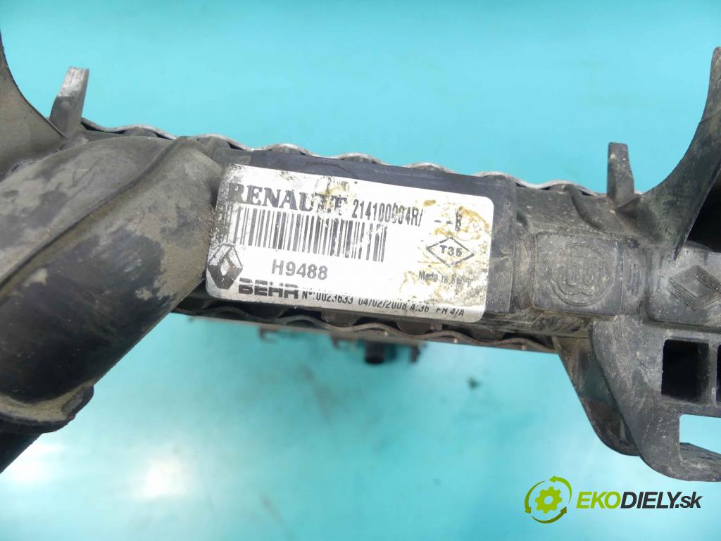 Renault Laguna III 2007-2015 2.0 dci 131 HP manual 96 kW 1995 cm3 5- chladič 214100004R (Chladiče)