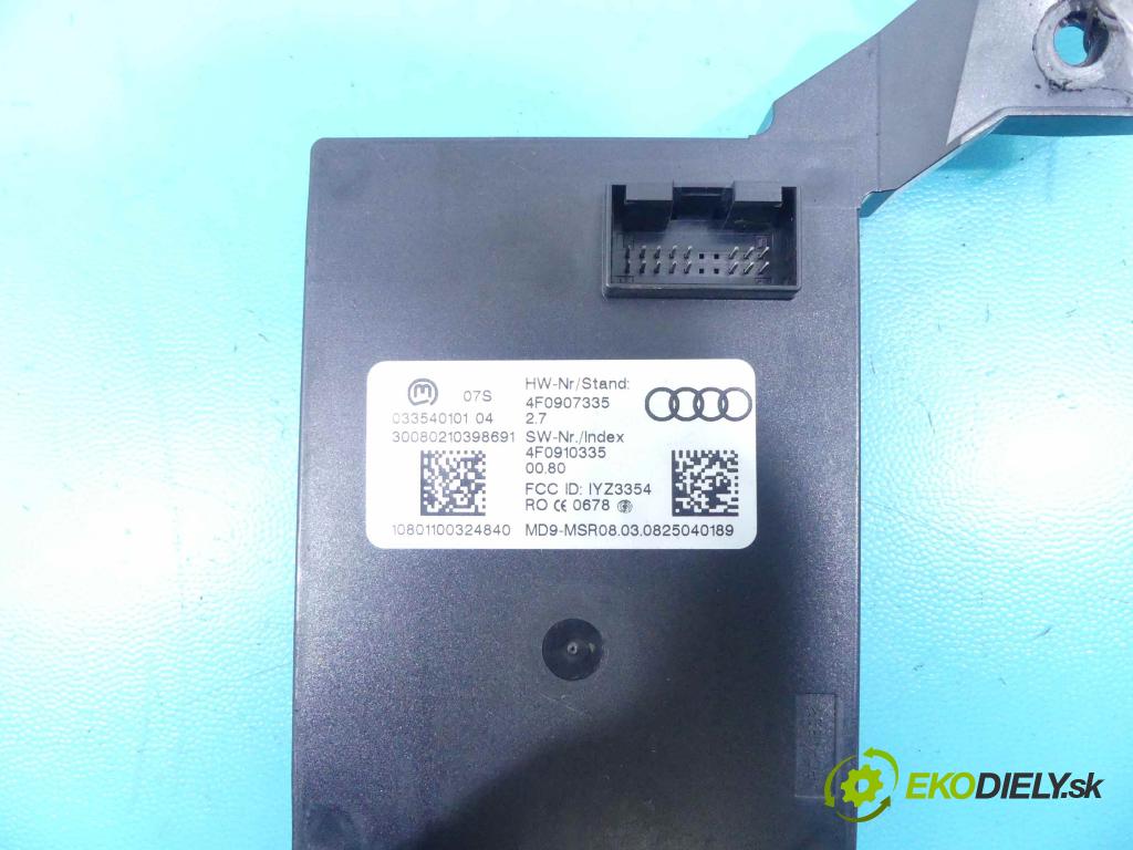 Audi A6 C6 2004-2011 2.0 tdi 140 HP manual 103 kW 1968 cm3 4- modul riadiaca jednotka 4F0907335 (Ostatné)