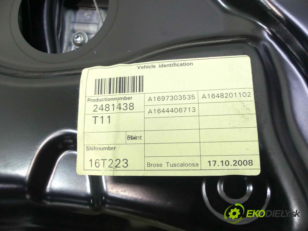 Mercedes GL I X164 2006-2012 4.7 V8 340KM automatic 250 kW 4663 cm3 5- mechanismus stahování zadní levý A2518200108
