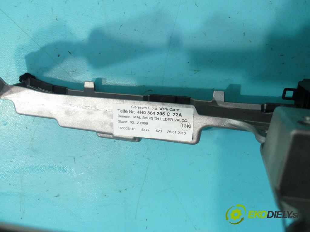 Audi A8 D4 2009-2017 4,2.0 tdi V8 351KM automatic 258 kW 4134 cm3 4- operadlo 4H0864205C (Lakťové opierky)