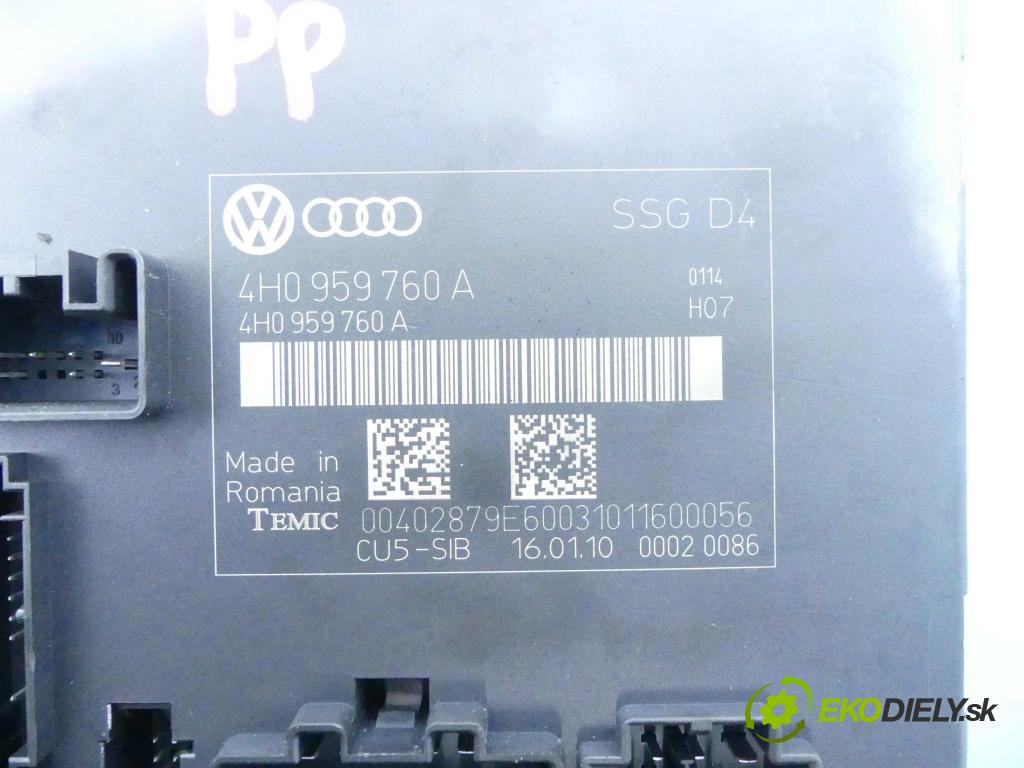 Audi A8 D4 2009-2017 4,2.0 tdi V8 351KM automatic 258 kW 4134 cm3 4- modul riadiaca jednotka 4H0959760A (Ostatné)