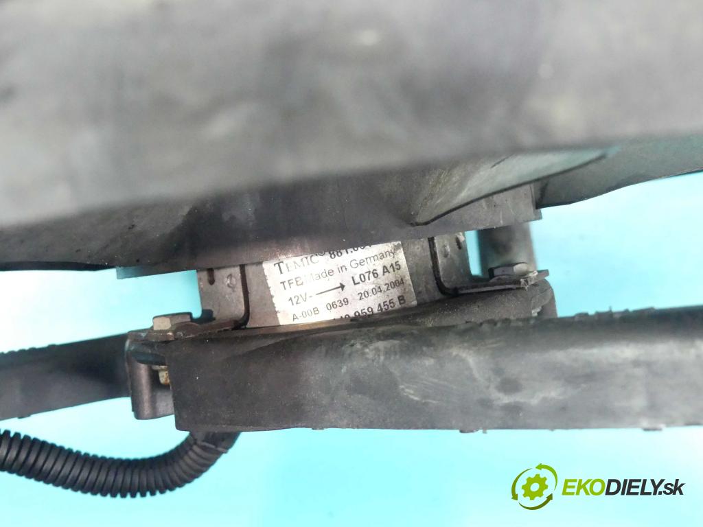 Seat Cordoba II 6L 2002-2008 1.4 16v 75 HP manual 55 kW 1390 cm3 4- Ventilátor chladiča