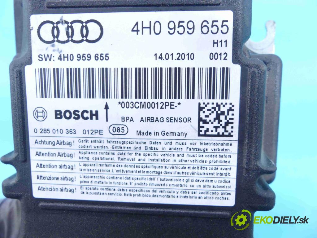 Audi A8 D4 2009-2017 4,2.0 tdi V8 351KM automatic 258 kW 4134 cm3 4- modul riadiaca jednotka 4H0959655 (Ostatné)