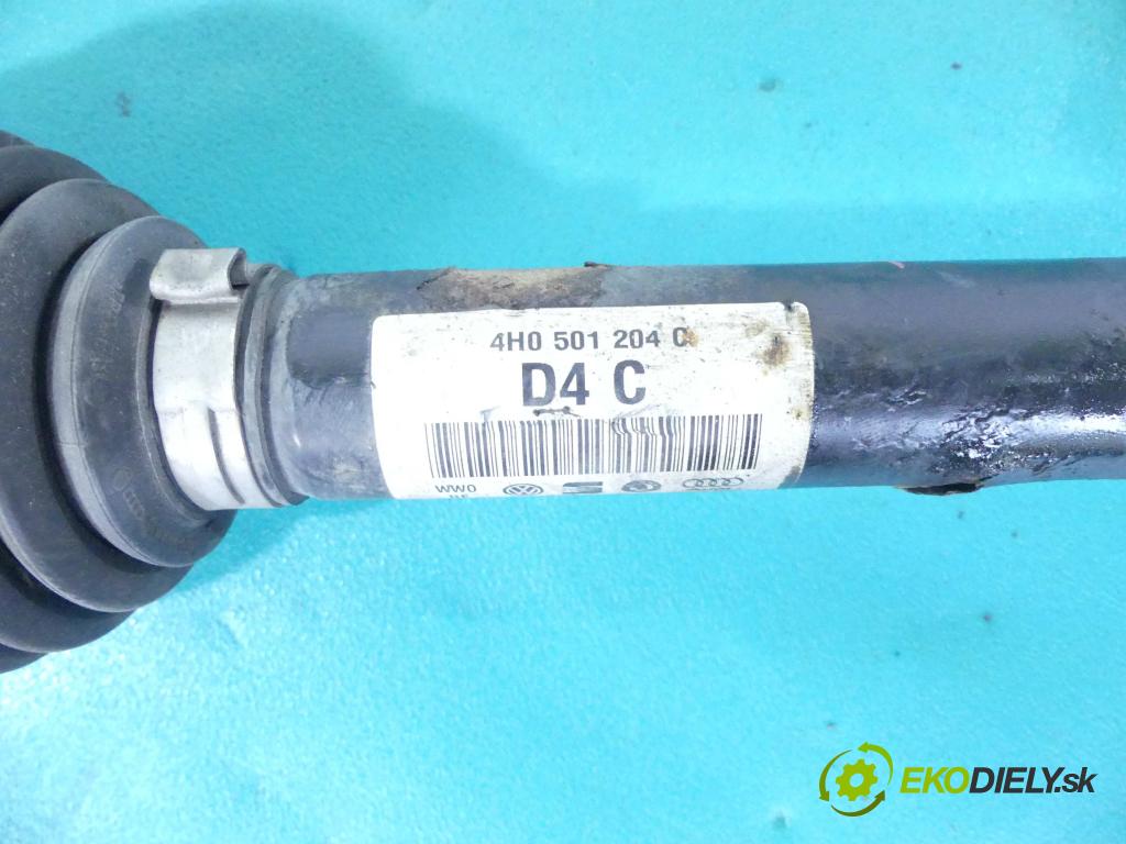 Audi A8 D4 2009-2017 4,2.0 tdi V8 351KM automatic 258 kW 4134 cm3 4- poloos pravé 4H0501204C (Poloosy)