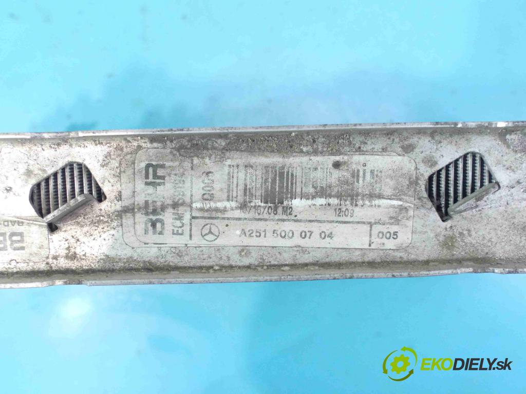 Mercedes GL I X164 2006-2012 4.7 V8 340KM: automatic 250 kW 4663 cm3 5- chladič A2515000704 (Chladiče)