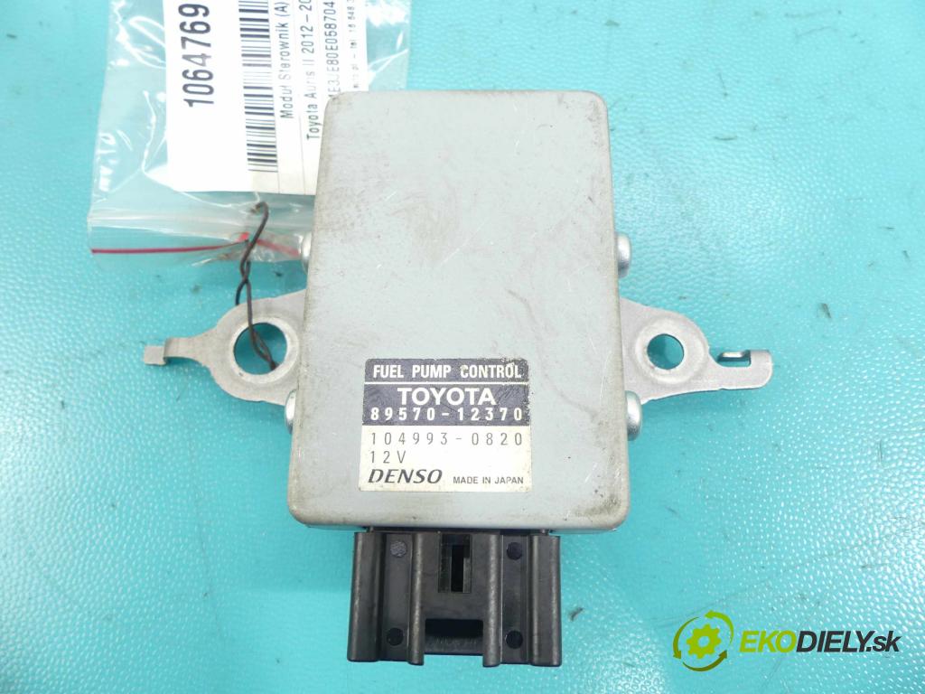 Toyota Auris II 2012-2018 1.6 16v 132  HP manual 97 kW 1598 cm3 5- modul riadiaca jednotka 89570-12370 (Ostatné)