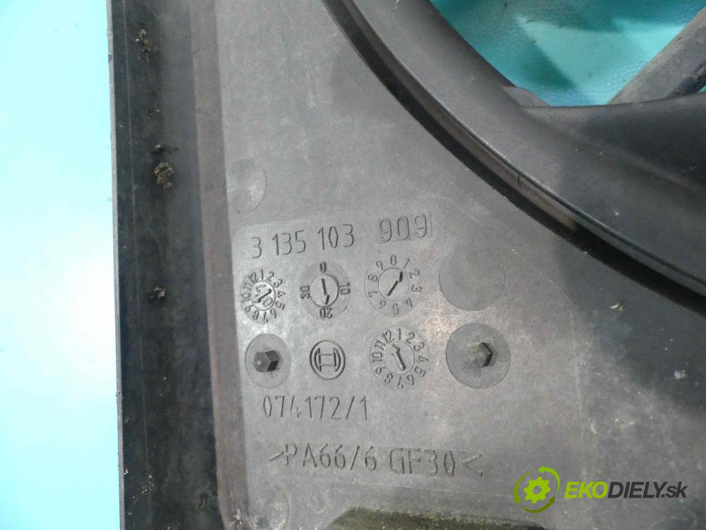 Opel Astra III 2004-2014 1,3.0 cdti 90 HP manual 66 kW 1248 cm3 5- Ventilátor chladiča 24467442