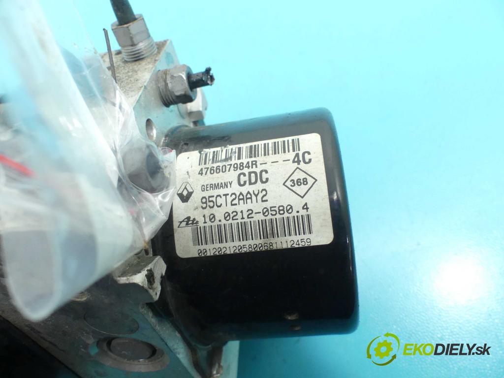 Renault Fluence 1.5 dci 110 HP automatic 81 kW 1461 cm3 4- čerpadlo abs 476607984R-4C (Pumpy ABS)