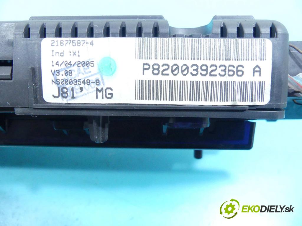 Renault Espace IV 2003-2014 2.2 dci 150 HP automatic 110 kW 2188 cm3 5- prístrojovka/ budíky 8200392366A (Prístrojové dosky, displeje)