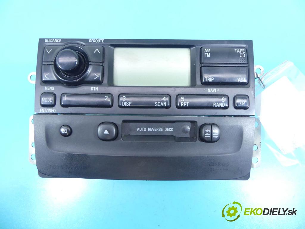 Toyota Avensis I T22 1997-2003 2.0 D4D 110 HP manual 81 kW 1995 cm3 5- Radio továreň: 86120-05050