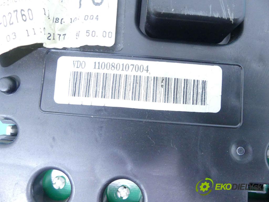 Toyota Corolla E12 2001-2009 2.0 D4D 116 HP manual 85 kW 1995 cm3 3- prístrojovka/ budíky 83800-02760 (Prístrojové dosky, displeje)