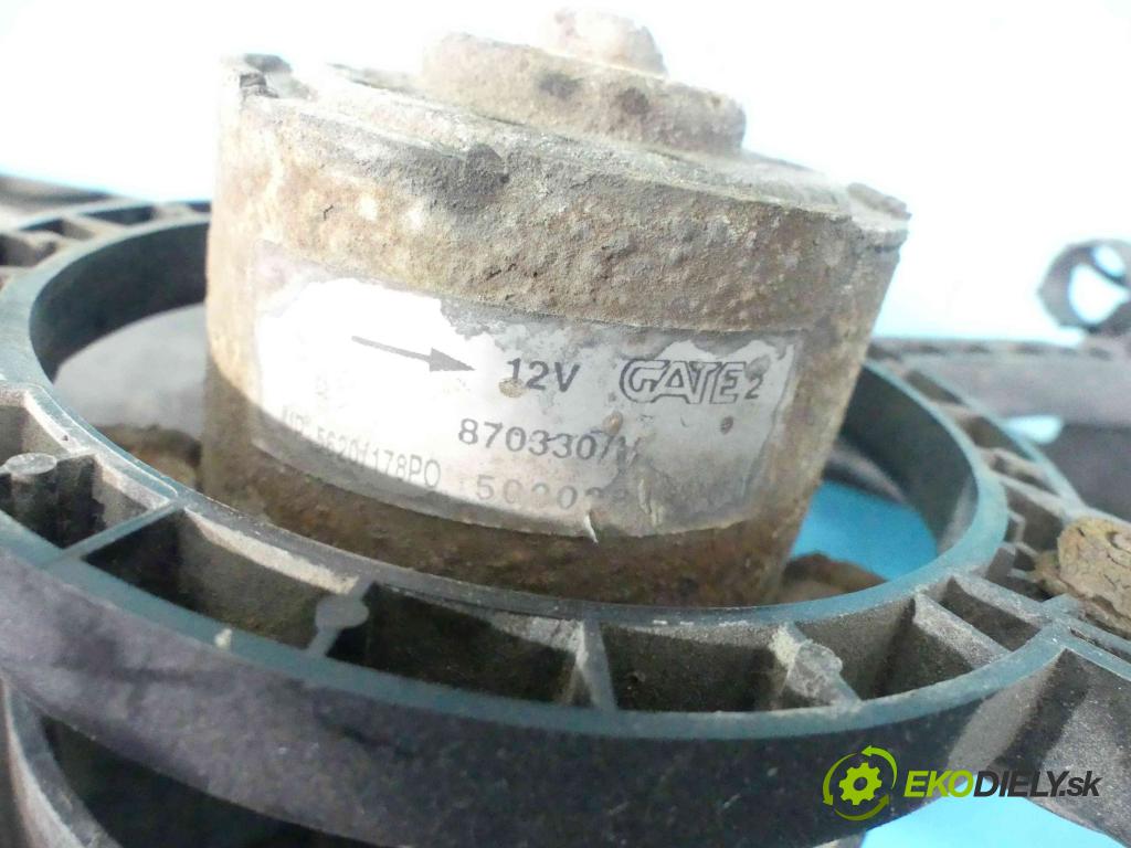 Fiat Palio II 2002-2006 1.6 16v 103 HP manual 76 kW 1596 cm3 5- Ventilátor chladiča