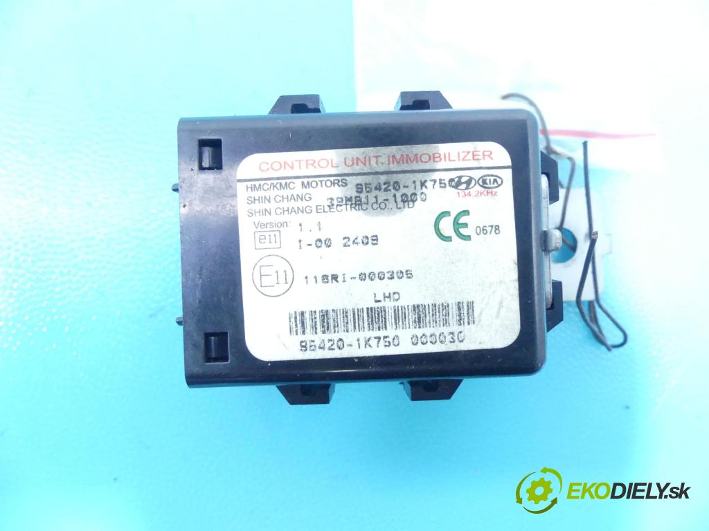 Hyundai ix20 2010-2019 1.4 16v 90 HP manual 66,2 kW 1396 cm3 5- modul riadiaca jednotka 95420-1K750 (Ostatné)